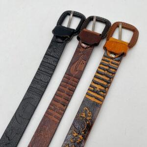 CORREA CUERO TALA DELGADA 455