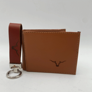 BILLETERA CUERO CON LLAVERO 728